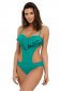 Green swimsuit altogether with ruffles on the chest with cut out material 2 - StarShinerS.com