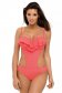 Pink swimsuit altogether with ruffles on the chest with cut out material 2 - StarShinerS.com