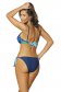 Dark blue swimsuit 2 pieces adjustable bikinis with push-up bra 3 - StarShinerS.com