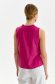Fuchsia women`s blouse thin fabric loose fit with v-neckline 3 - StarShinerS.com