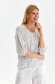 White women`s blouse cotton loose fit with puffed sleeves 1 - StarShinerS.com