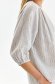 White women`s blouse cotton loose fit with puffed sleeves 6 - StarShinerS.com