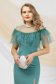 Mint dress elastic cloth pencil with net accessory pearls 1 - StarShinerS.com