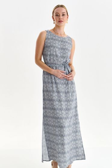 Online Dresses - Page 7, Blue dress thin fabric loose fit - StarShinerS.com