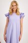 - StarShinerS purple dress crepe short cut loose fit with ruffled sleeves 6 - StarShinerS.com