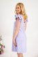 - StarShinerS purple dress crepe short cut loose fit with ruffled sleeves 2 - StarShinerS.com