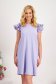 - StarShinerS purple dress crepe short cut loose fit with ruffled sleeves 1 - StarShinerS.com