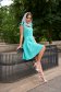 Short mint elastic thin fabric dress with ruffles on the shoulders - StarShinerS 5 - StarShinerS.com