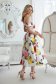 White Taffeta Midi Flare Dress with Bare Shoulders - Artista 2 - StarShinerS.com