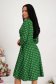 Dress elastic cloth midi cloche lateral pockets wrap over front 2 - StarShinerS.com
