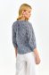 Blue women`s blouse thin fabric loose fit with puffed sleeves 3 - StarShinerS.com