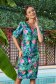 - StarShinerS dress elastic cloth straight with 3/4 sleeves with puffed sleeves 1 - StarShinerS.com