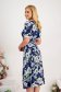 - StarShinerS dress georgette midi a-line with floral print 2 - StarShinerS.com