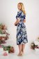 - StarShinerS dress georgette midi a-line with floral print 4 - StarShinerS.com