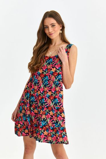 Maternity dresses, Dress short cut loose fit light material with ruffles at the buttom of the dress - StarShinerS.com