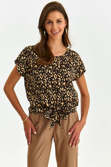Short sleeves blouses, Women`s blouse light material loose fit - StarShinerS.com