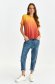 Orange t-shirt slightly elastic cotton loose fit 2 - StarShinerS.com