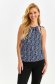 Dark blue top shirt light material loose fit adjustable straps 2 - StarShinerS.com