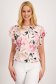 Bluza dama din material fluid cu croi larg si imprimeu floral digital - StarShinerS 6 - StarShinerS.ro