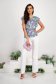 Bluza dama din material fluid cu croi larg si imprimeu floral digital - StarShinerS 5 - StarShinerS.ro