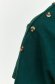 Tricou din bumbac verde-inchis cu croi larg si nasturi decorativi - Top Secret 6 - StarShinerS.ro