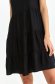 Black dress short cut loose fit thin fabric with rounded cleavage 6 - StarShinerS.com