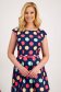 Rochie din stofa elastica scurta cu pliuri si accesoriu tip curea 6 - StarShinerS.ro