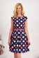 Rochie din stofa elastica scurta cu pliuri si accesoriu tip curea 1 - StarShinerS.ro