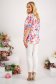 Women`s blouse lycra loose fit frilly trim around cleavage line 4 - StarShinerS.com