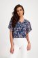 Bluza dama din lycra cu croi larg si volanase pe linia decolteului 1 - StarShinerS.ro
