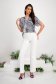 Women`s blouse lycra loose fit frilly trim around cleavage line 3 - StarShinerS.com
