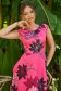 - StarShinerS dress from satin short cut cloche with rounded cleavage with floral print 6 - StarShinerS.com