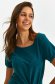 Rochie din material subtire verde-inchis tip creion cu slit lateral - Top Secret 4 - StarShinerS.ro