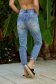 Blue jeans skinny jeans high waisted small rupture of material 5 - StarShinerS.com