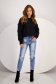 Blue jeans skinny jeans high waisted small rupture of material 1 - StarShinerS.com