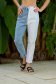 Blue jeans lateral pockets high waisted 5 - StarShinerS.com