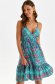Rochie din material subtire scurta in clos cu elastic in talie si spatele decupat - Top Secret 1 - StarShinerS.ro