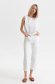 White women`s blouse guipure loose fit with ruffle details 2 - StarShinerS.com