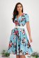 Rochie din material subtire in clos cu buzunare laterale si accesoriu tip curea 1 - StarShinerS.ro