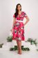 Dress cotton cloche accessorized with belt lateral pockets 5 - StarShinerS.com