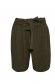 Khaki shorts thin fabric loose fit with elastic waist lateral pockets 6 - StarShinerS.com