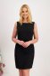 - StarShinerS black dress elastic cloth short cut straight with lace details 1 - StarShinerS.com
