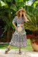 Dress guipure midi cloche short sleeves 5 - StarShinerS.com