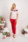 Women`s blouse loose fit from veil fabric asymmetrical - StarShinerS 3 - StarShinerS.com