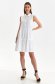 White dress short cut loose fit thin fabric 3 - StarShinerS.com