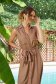 Rochie viscoza maro tip camasa accesorizata cu cordon - Top Secret 6 - StarShinerS.ro