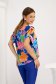 Bluza dama din material subtire cu croi larg si imprimeu floral digital - StarShinerS 2 - StarShinerS.ro