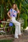 - StarShinerS women`s blouse thin fabric loose fit with floral print 5 - StarShinerS.com