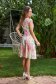 - StarShinerS dress from satin short cut cloche with rounded cleavage with floral print 4 - StarShinerS.com