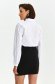 White women`s shirt poplin loose fit long sleeved 3 - StarShinerS.com